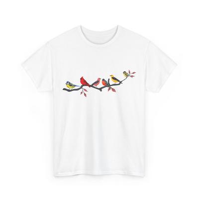 T-shirt Oiseaux, Amateurs d'ornithologie Observation des oiseaux Oiseaux sur une branche T-shirt Homme
