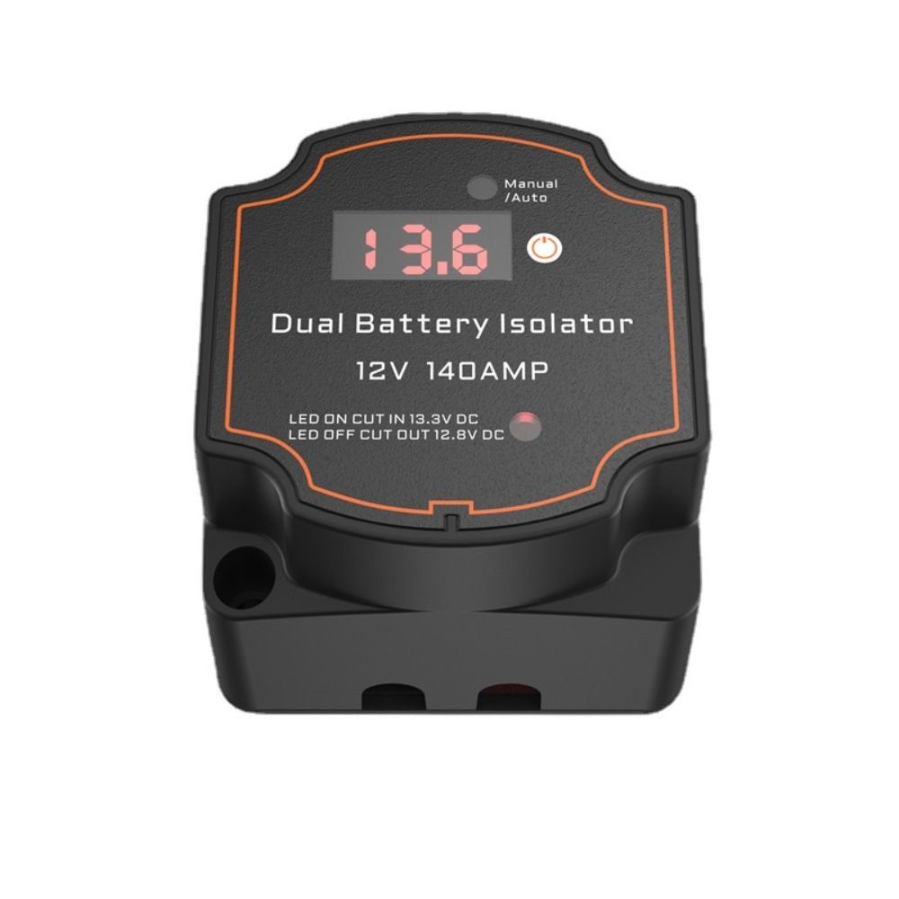 Smart Dual Battery Isolator 12V 140A Durable Voltage Sensitive Relay Advanced VSR Voltage Setting For Camper Car RV Boat