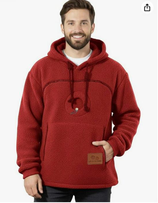 Moletom Casual com Capuz de Lã de Coral Estilo Europeu e Americano Unissex 2025