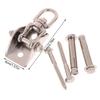 70Mm Swing Suspension Hook Hanger 304 Stainless Steel Rotatable Hammock Swing Hanger Hook Fixed Plate Hanging Chair Kit Hardware