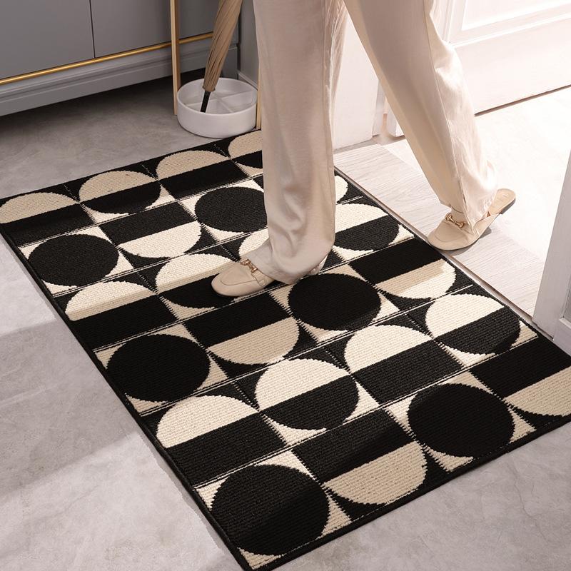 

Коврик для входной двери Wabi-sabi, коврик для гостиной, коврик для входа в дом, скандинавский абстрактный коврик для рубчика 60x90cm