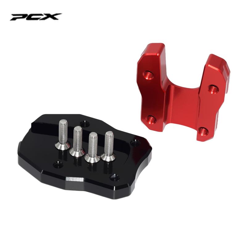 Motorcycle Side Stand Pad Plate Kickstand Enlarger Support Extension For HONDA PCX125 PCX 125 PCX150 PCX 150 PCX160 2016 - 2025