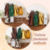 Thickened Wardrobe Divider: Clear Storage Shelf & Crossbody Bag Organizer