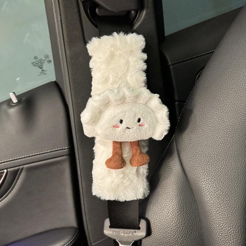 Chic Car Lumbar Support Seat Cushion for Cozy Autumn and Winter Comfort.