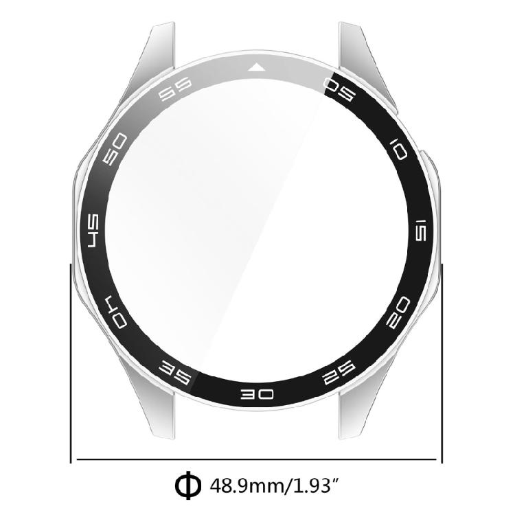 Smartwatch Tempered Glass Protector Cover for Watch GT4 46mm Case Bumper Shells