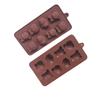 Forma 8 Animal Silicone Premium Non-Stick Mold for Homemade Chocolate, Candies, Jellies or Ice Cubes – Bear, Lion, Hippopotamus