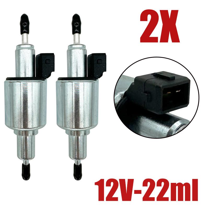 2X 12V 24V 2-5KW Air Diesel Heater Oil Fuel Pump For Webasto Eberspacher Truck Heater Pulse Meter Pump 16ML 22ML 28ML 32ML