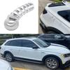 KEQKEV Silver Pinstripe Tape Car Body Side Stripe Decal Waistline Sticker Car Pinstripe Tape