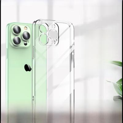 Compatible with Apple 16 Pro Max, 14 Pro Soft TPU Transparent Full-Cover Case - Anti-Fall, Non-Yellowing Protective Shell.
