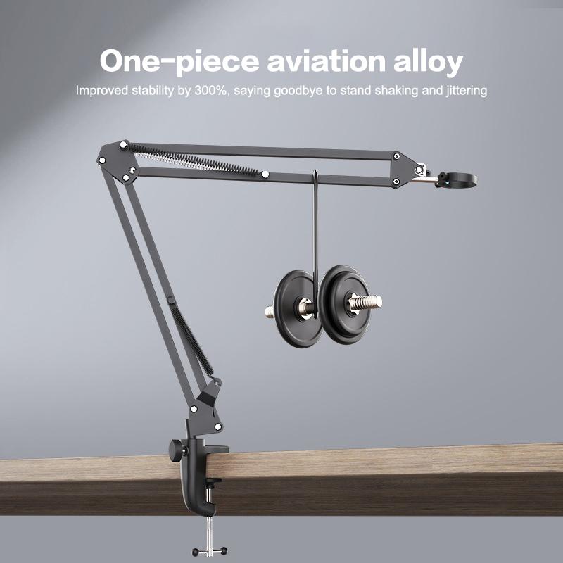 Flexible Microscope Arm Stand Adjustable Metal Bracket Microscope Mount Compatible With Dm4 Dm7 Dm9 Ms1 Ms3