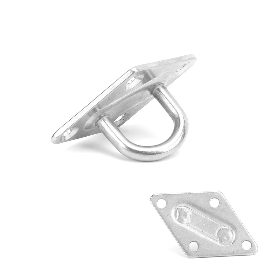 10Pcs M5 Stainless Steel Door Buckle Shade Sail Accessory Hanging Eye Plate Fixing Buckle