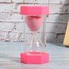 15 Minuten sechseckige Sanduhr Sanduhr Timer Sanduhr für Home Decor Geburtstagsgeschenk Rosa