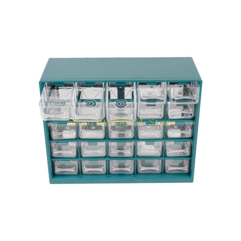 Model Stackable Clear Drawer Organizers 25 Compartments For Tool Hardware Accessories Easy Cleaning Designs top sale