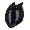 Universal Full Face Motorcycle Helmet with Dragon Horn for Men & Women