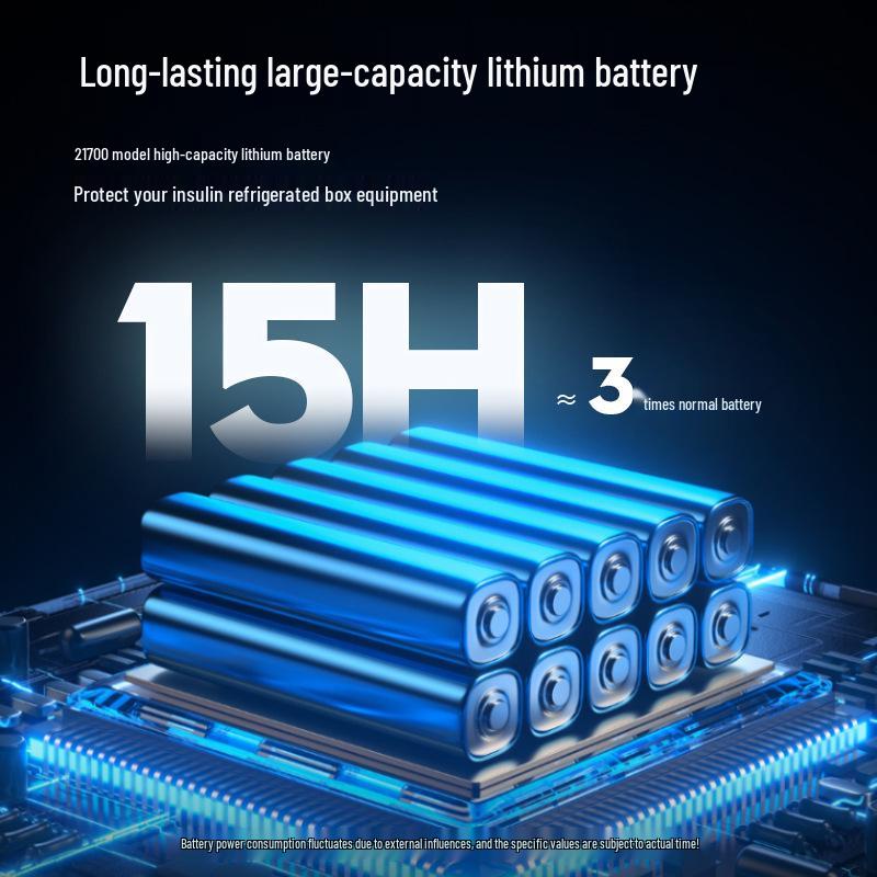 Mini Frigider Portabil cu Dublă Utilizare pentru Depozitarea Insulinei și a Medicamentelor