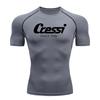 Camiseta de protección solar para surf de hombre, traje de buceo, protección contra erupciones, traje de baño, manga corta ajustada, natación, flotante, protección UV, traje de buceo