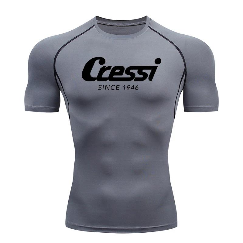 Camiseta de protección solar para surf de hombre, traje de buceo, protección contra erupciones, traje de baño, manga corta ajustada, natación, flotante, protección UV, traje de buceo