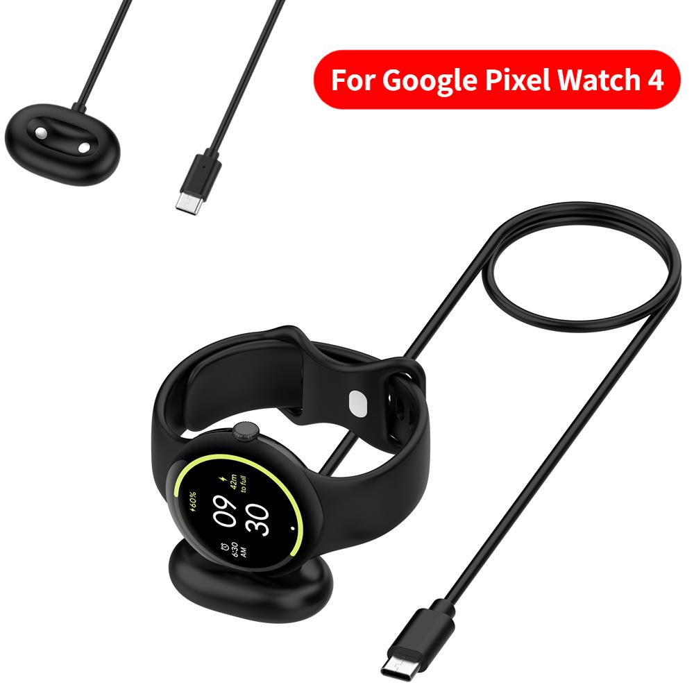 Per Google Pixel Watch 4 41mm 45mm Stazione di Ricarica Rapida Magnetica Cavo di Ricarica da 100CM Base Tipo-C Alimentazione di Ricarica