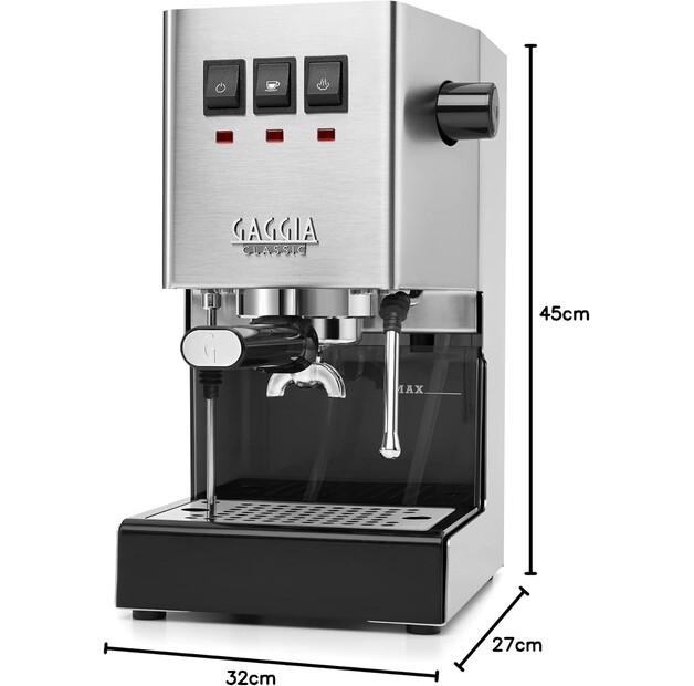 Кофемашина Gaggia RI9481/11 New Classic Evo edelstahl