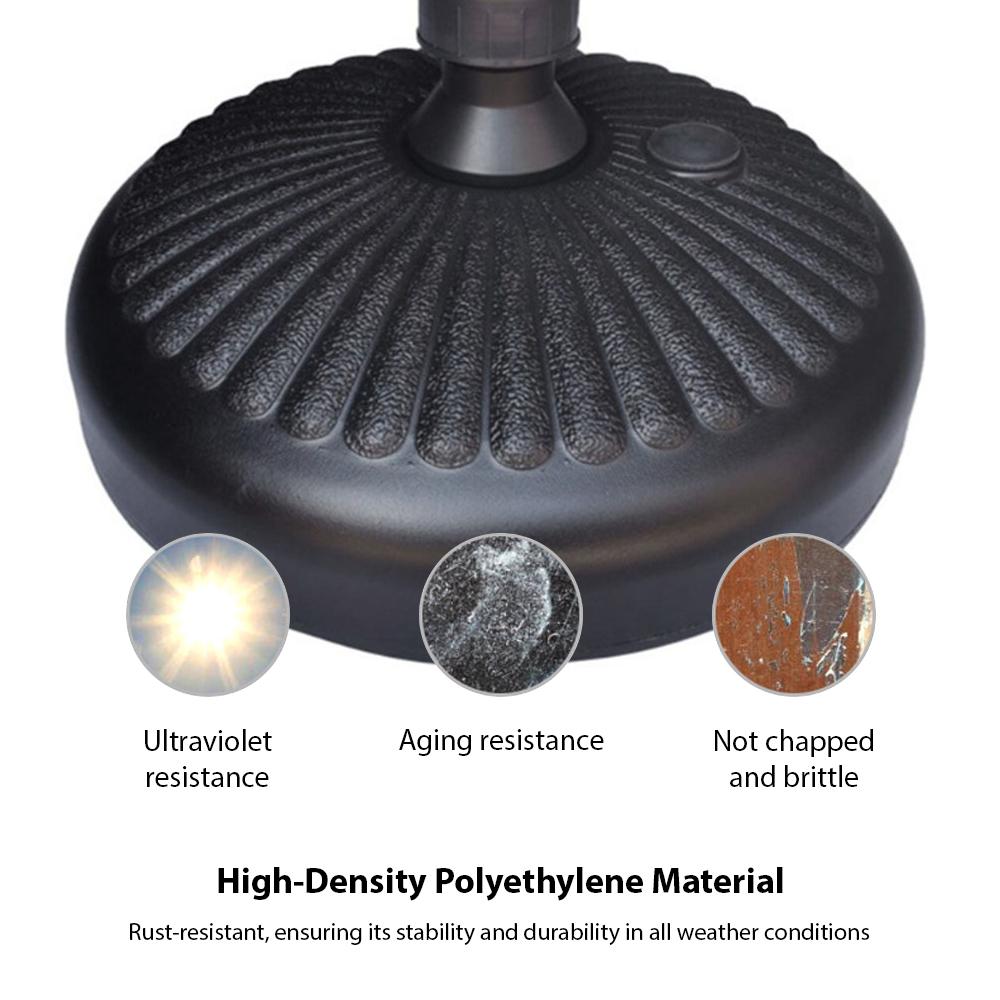 Umbrella Base Sand or Water Filled Base Portable Patio Umbrella Stand Courtyards Gardens Swimming