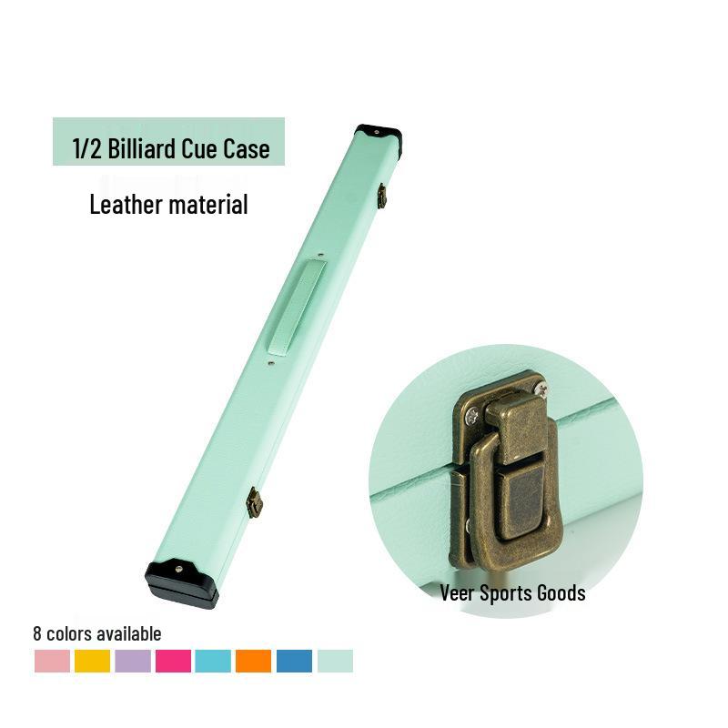 Professionelle zweiteilige Billard Queue Tasche, Ultra-Leicht Kunststoff Stahl, Zwei-Schlitz Design