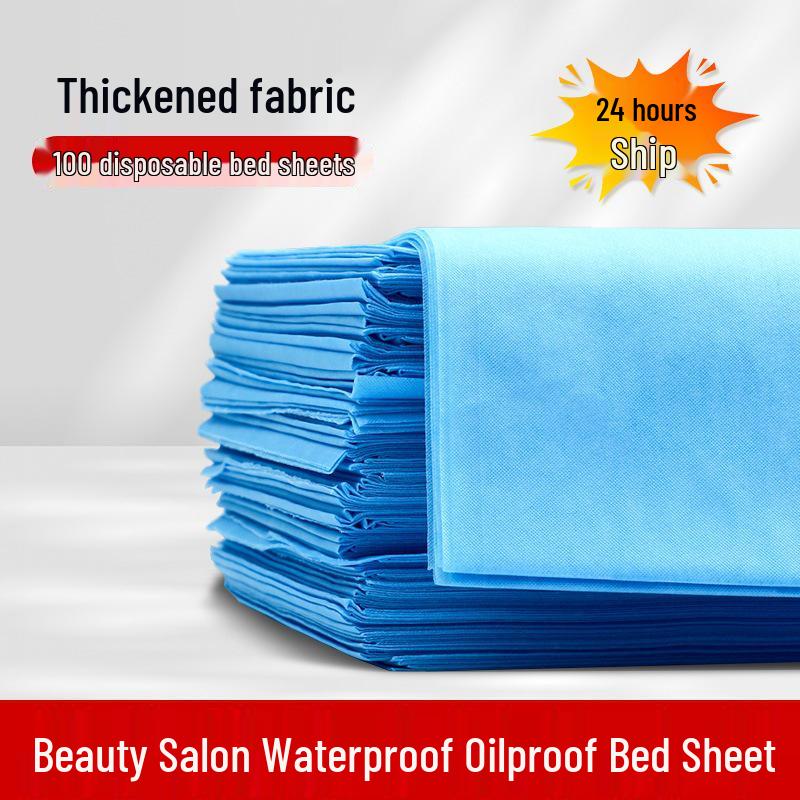 Waterproof, Oil-Proof Disposable Beauty Salon Bed Sheets with Hole - 100 Breathable Isolation Pads.