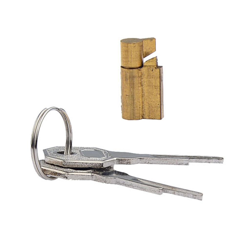 4Pieces Sturdy Stainless Steel Keyholes Blockers Set Portable Accessory for Interior Door Privacy Lock Daily Use