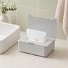 Dust Proof Tissue Storage Wipes Dispenser, Refillable with Buckle-Sealed Cover Box, Moisture Lock Wet Wipe Holder Dustproof Easy Pull Pouch