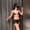 Sex Clothes Sexy Bikini Three-point Wrap Skirt Pure Desire Nightgown Hot Perspective Temptation Suit