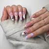 INS Hot Selling Accept Customization Duck Shape Artificial Fingernails Manicure False Nails with Glue Stickers Press on Nails