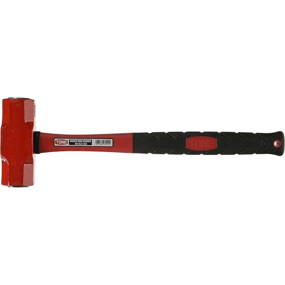 

Tone Dual-Head Hammer BHAD-50 Red/Black 5lb Heavy Duty Tool
