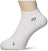 Sneaker Socks 19121 FREE [Yonex] Men's White/Turquoise (682)