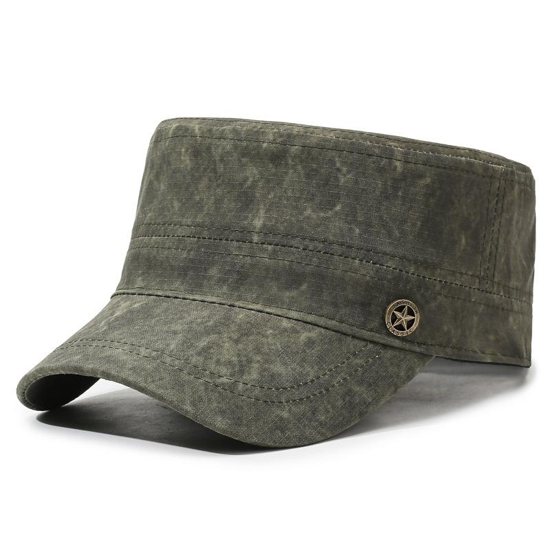Men s Flat Cap Spring Autumn Vintage Outdoor Sunshade Cap Men s Cap армия зеленый