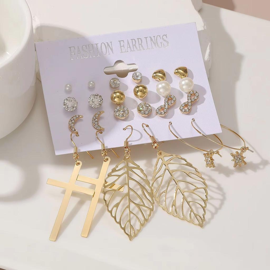 Ensemble de Boucles d'Oreilles Vintage Bohème Mode Pompons Colorés Acrylique Perle Géométrique Pendantes pour Femmes Bijoux Mode Cadeaux 2026