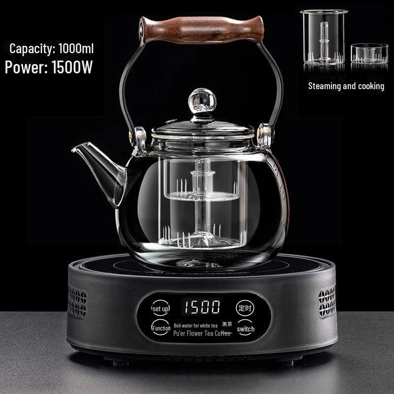 Michu Electric Ceramic Stove Tea Maker: Compact Automatic Water Boiler with Heat Preservation.