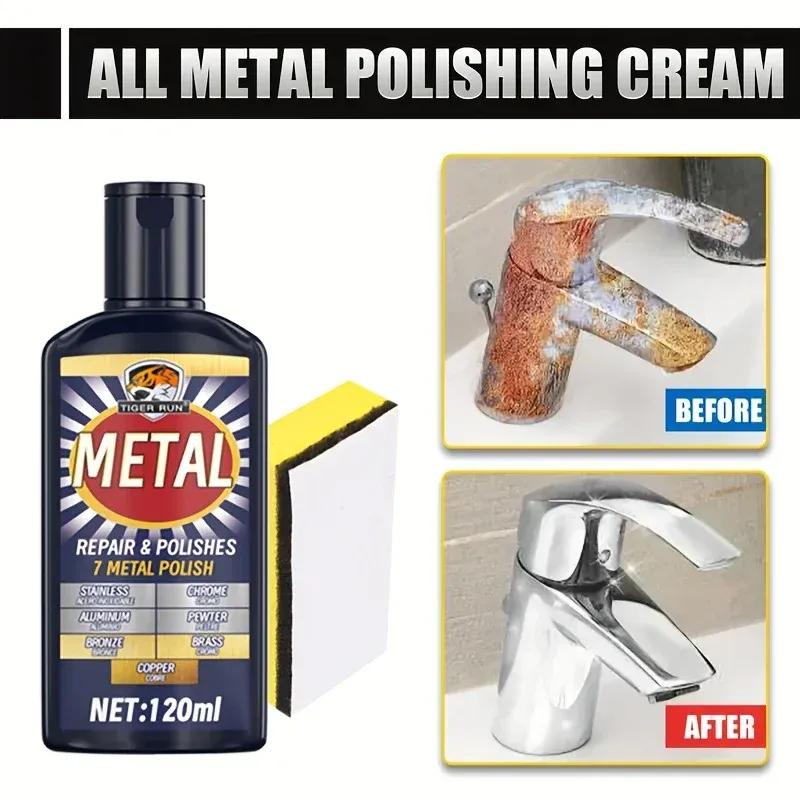Metal Polishing Paste-Suitable for Polishing and Refurbishing Stainless Steel, Ceramics, Aluminum, Brass, and Chrome-Plated Surf