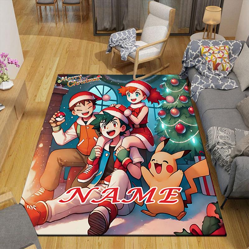 Custom 1Pc Pokemon Celebration Rug Office Carpet Indoor Outdoor Entrance Doormat Nonslip Soft And Comfortable Living Room D2915201