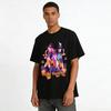 Halloween Witch Graphic Tee Spooky Ghost Pumpkin Print Casual Crewneck Shirt Festive Holiday Outfit Pure Cotton T-shirt