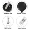 Retractable Badge Holders Clips For Nurse Id Badge Reel With Belt Clip Doctor Id Card Chain Clips School Student Office