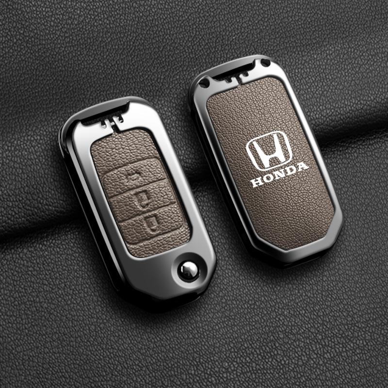 Car Smart Remote Key Fob Case Cover For Honda Civic Accord City Odyssey CR-V XR-V HR-V Vezel Jade Jazz Crider Auto Accessories