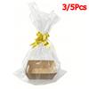 3/5PC Gift Baskets Party Ornament Storage Easter Solid Color Perfect for Accessories Packaging Storage Holiday Gifts 25x17x9cm