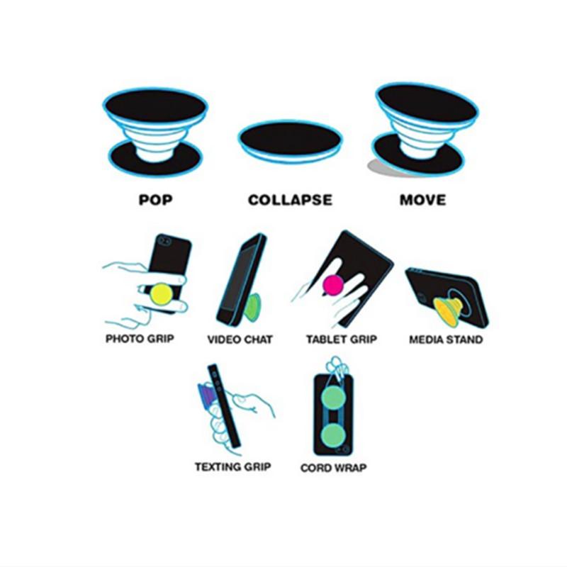 Universal Grip Erweiterbarer Ständer Handy Tablet Halter Für Iphone