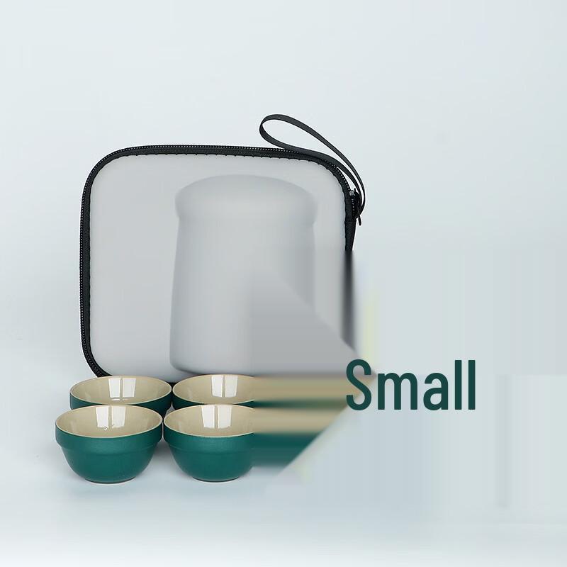 Coarse Pottery Gradient Portable Teapot Set