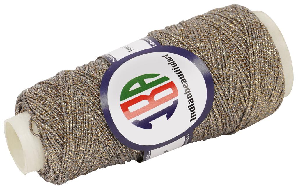 IBA Indianbeautifulart Glitter Cotton Cord 1mm Crafts Thread DIY Beading Crafts Thread String For Bracelet Necklace Jewelry Making
