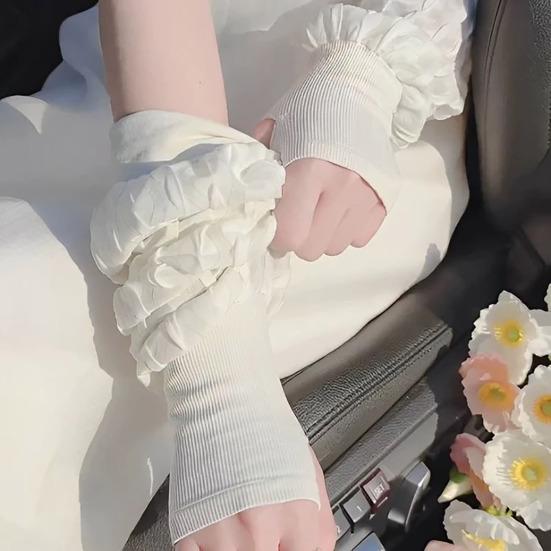 Sun Protection Sleeves for Women, UV Protection Arm Sleeves, Loose Fit Cooling Arm Sleeves, Breathable Stylish Arm Covers for Summer Driving