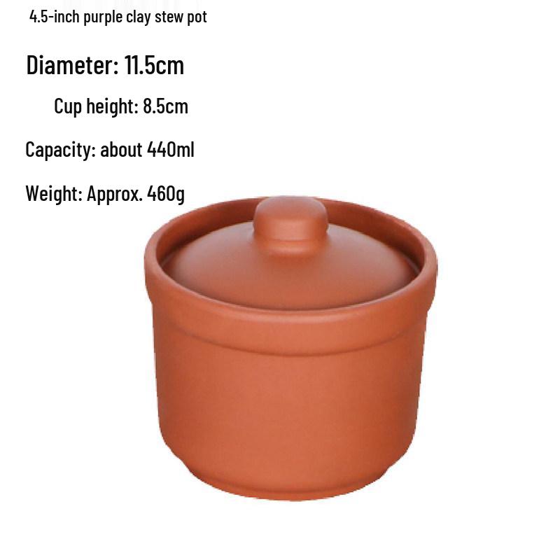 Pure White Ceramic Stew Pot with Lid: Versatile Double Boiler for Soup, Eggs, Bird's Nest, and Tonics