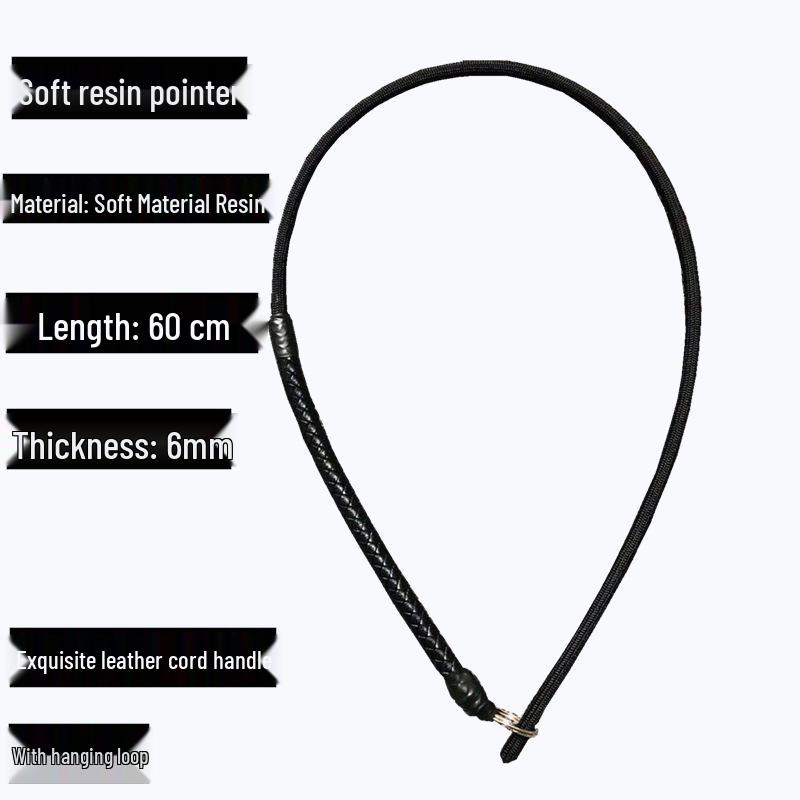 Bamboo Rattan Cane for Teachers: Soft Resin Whip Baton for Classroom and Home Instruction