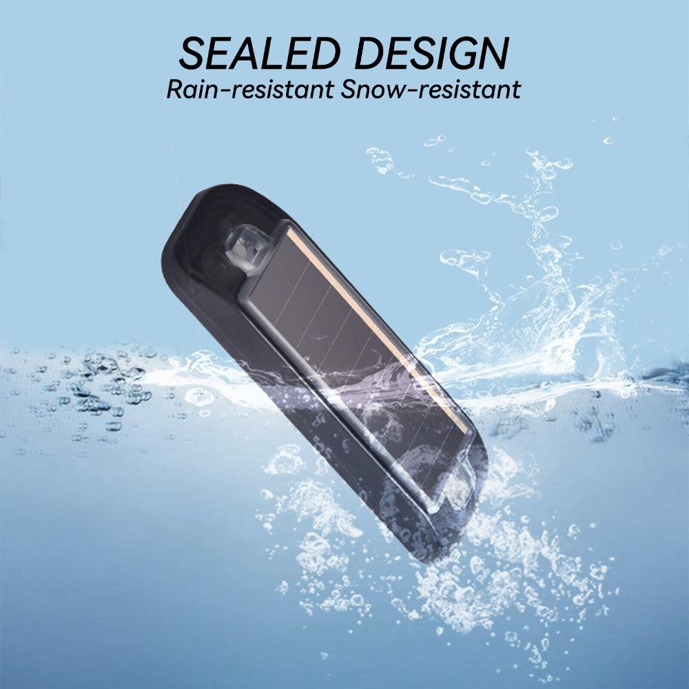Solar Powered Flashing Warning Light Anti-theft Strobe Signal Light  Prevent Rear-end Collision