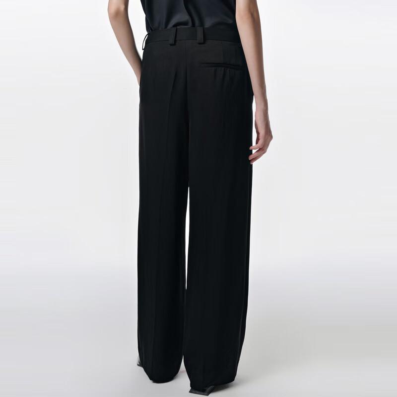 JNBY Women's 2023 Autumn Wide-Leg Casual Pants