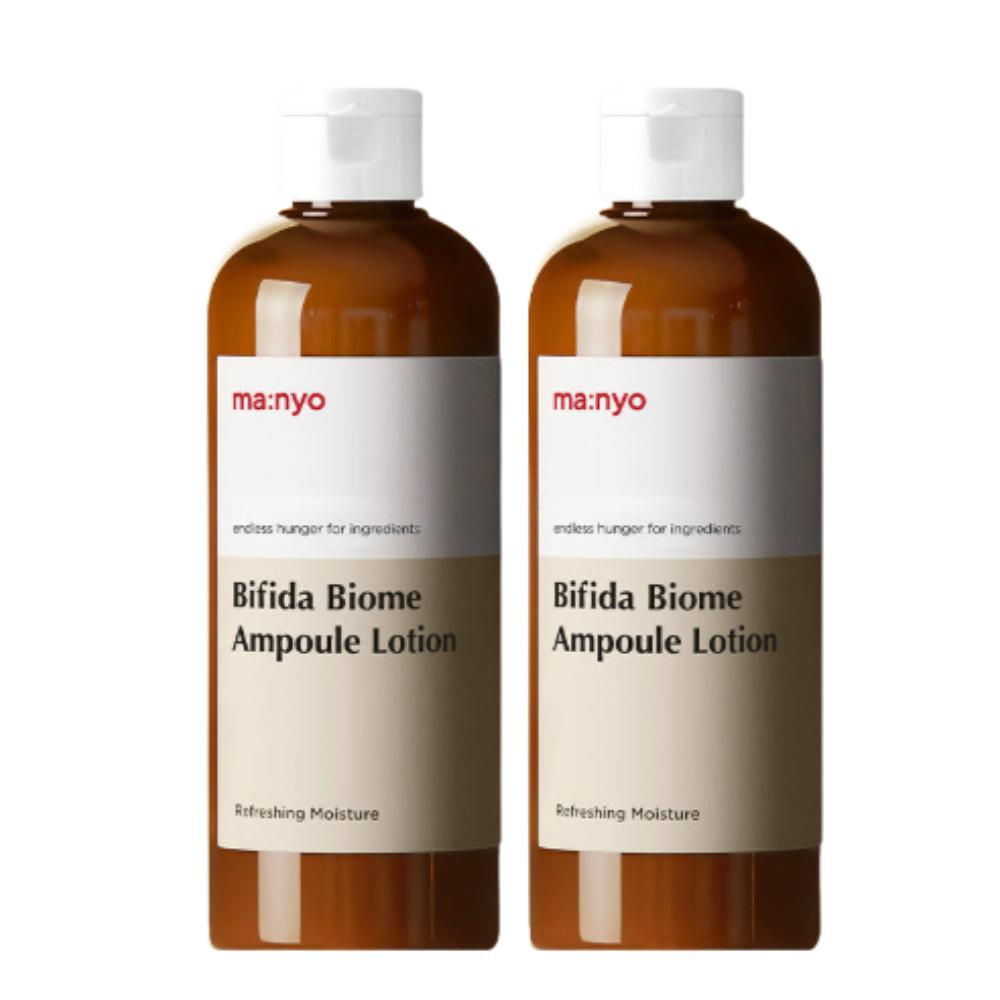 

ma:nyo Bifida Biome Ampoule Lotion 300ml Duo Set | Barrier-Strengthening & Balanced Hydration K-Beauty Milky Lotion
